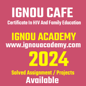 IGNOU CAFE SOLVED ASSIGNMENT 2024